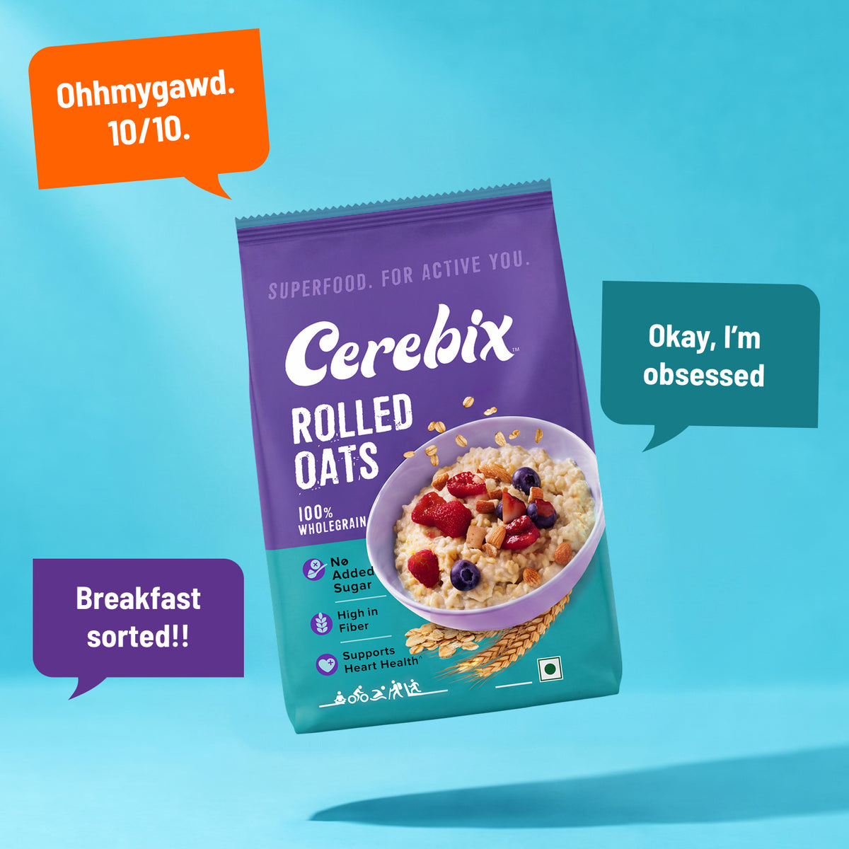 rolled oats package