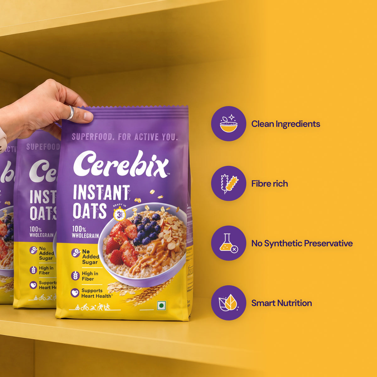 instant oats advantages