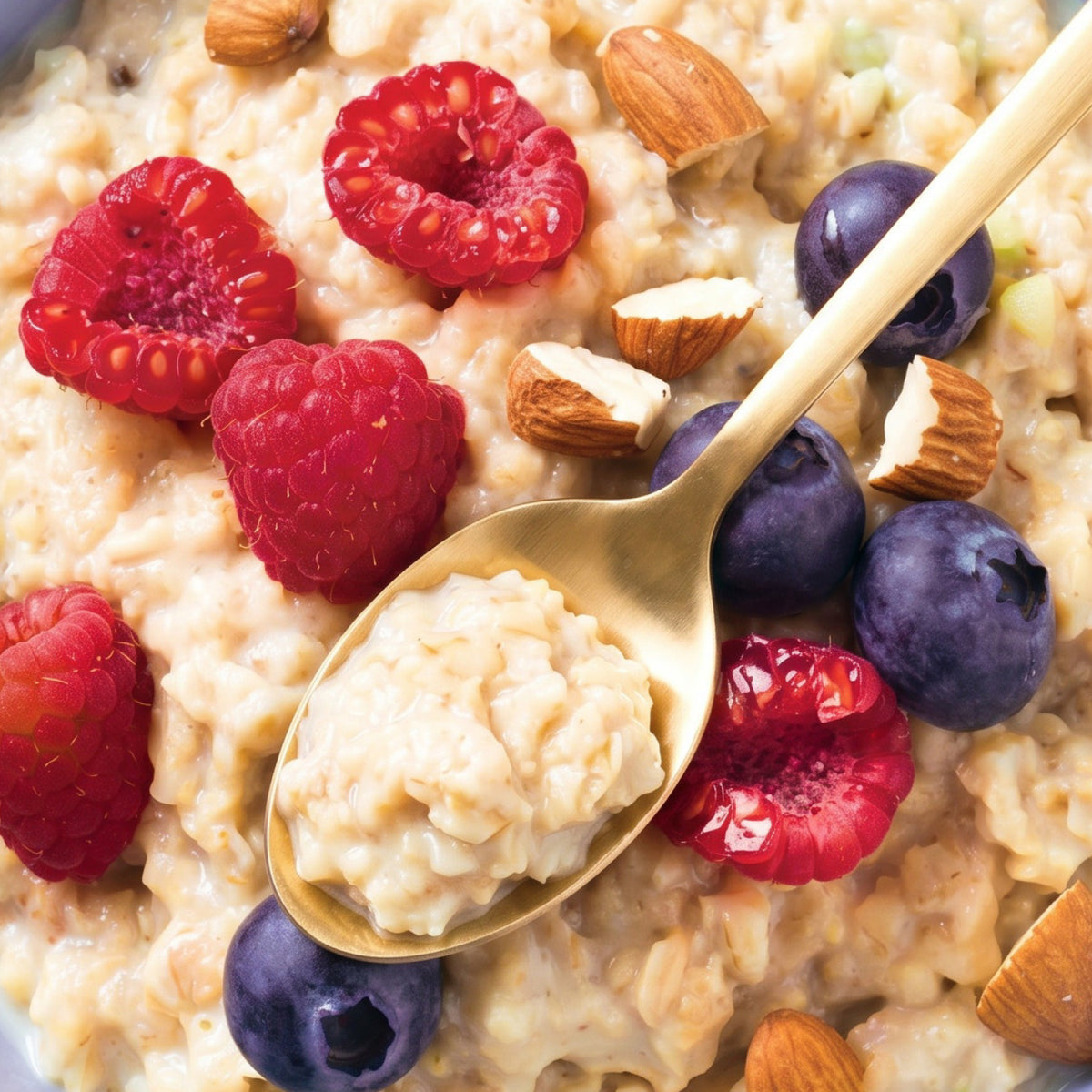 spoon of rolled oats