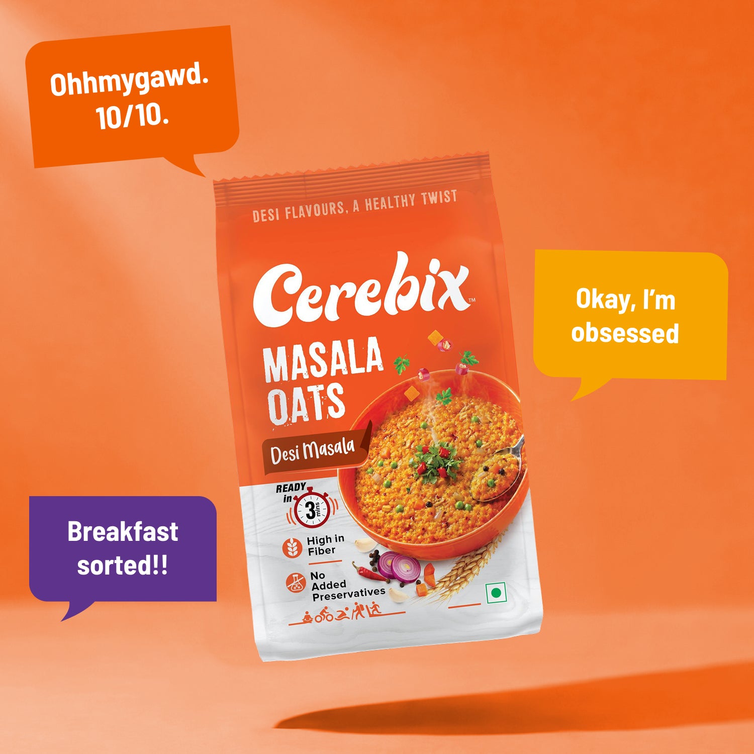 masala oats package
