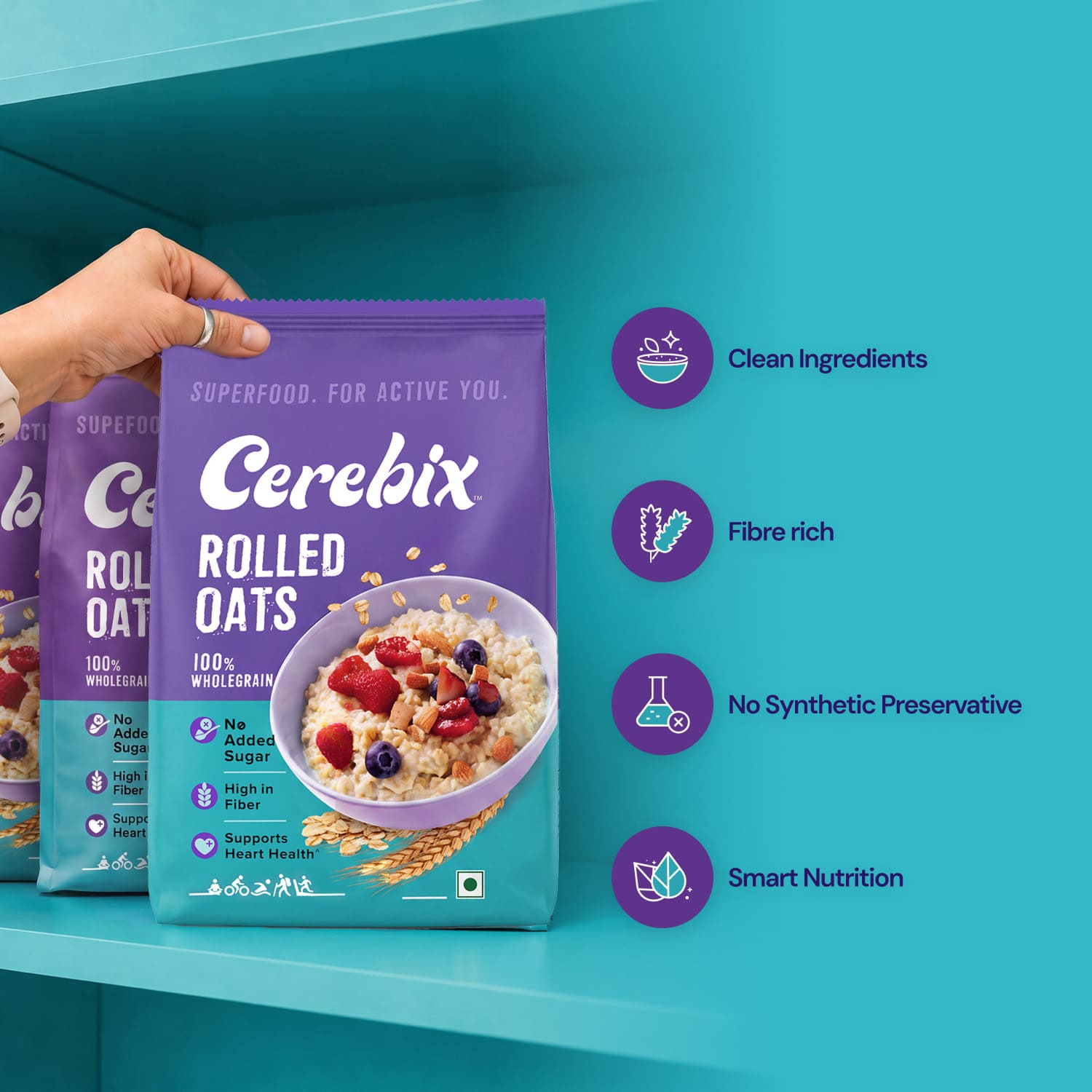 rolled oats advantges